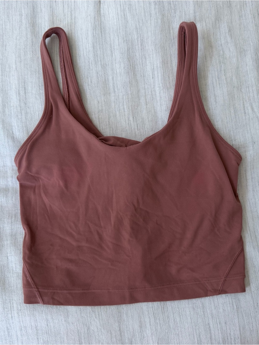 lululemon athletica Scoop Neck Tank in Dusty Rose